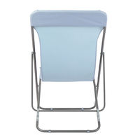 Chaise de camping en plein air Chaise à bascule pliante Chaises de plage portables en maille