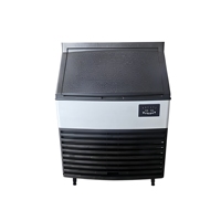 Machine à glaçons entièrement automatique de qualité commerciale 120 kg/24 h, acier inoxydable de qualité alimentaire, CE, pour hôtel, restaurant, bar, magasin de boissons
