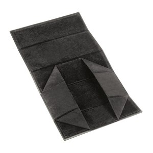 Custodia per occhiali nera pieghevole, stoffa impermeabile, custodia per occhiali in cartone, con Logo personalizzato - Product Image 5