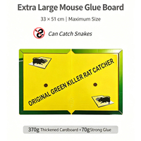 Piège à colle extra large pour rats 33x51cm 370g 70g adhésif 50 pièces carton surdimensionné pour le contrôle des serpents et des grands parasites en ferme et ranch