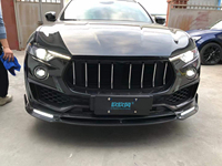 Séparateurs avant en fibre de carbone Couvertures de sourcils Garniture cadre séparateurs avant pour Maserati Levante avant Décoration de la lèvre centrale