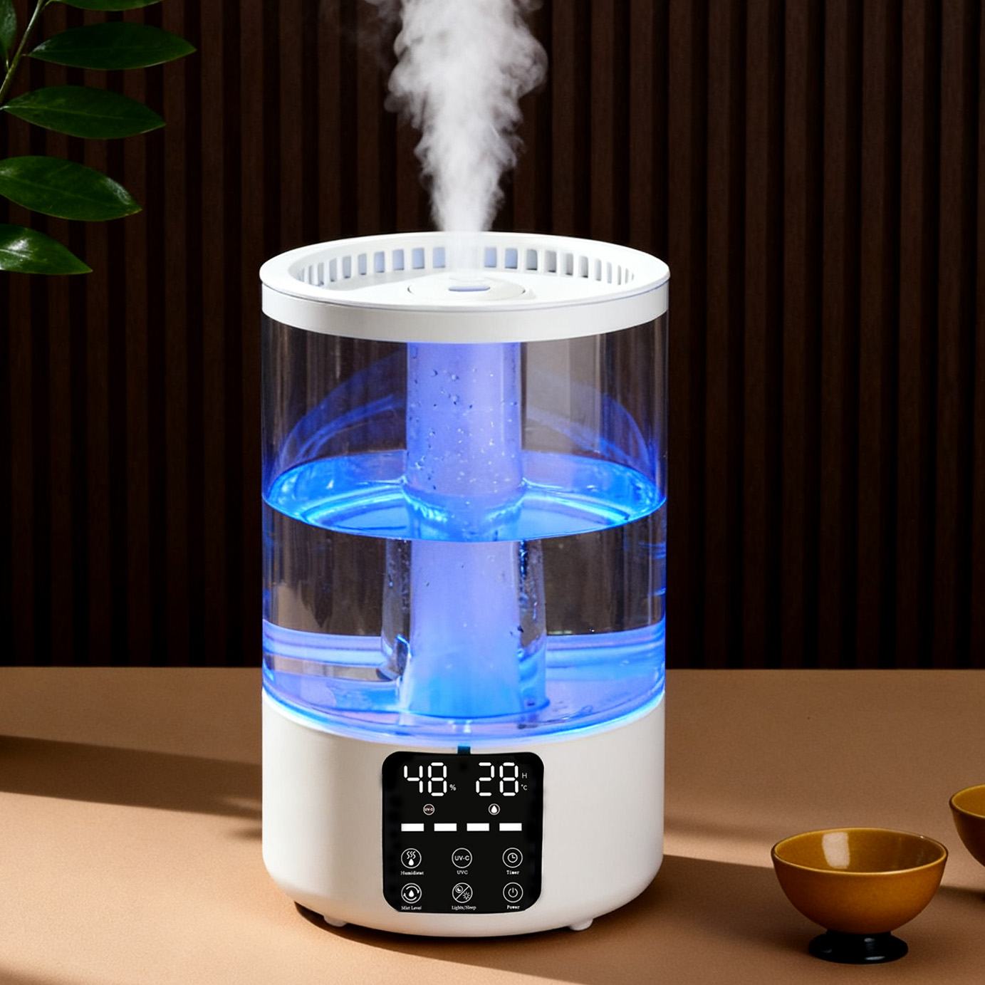 Best Whole House >5L Top Filling Smart Air Humidifier Electric 21 Cool Mist Easy Clean Ultrasonic Aromatherapy Hotel Plastic