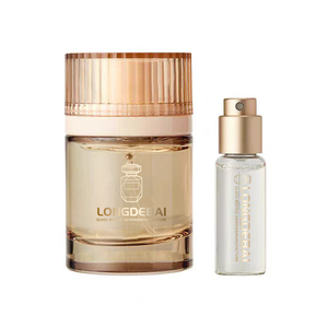 New Design Private Label Logo Printing Clear Round Minimalist Reusable 50ml Perfume <b>Glass</b> <b>Bottle</b> With Cap - Product Image 6