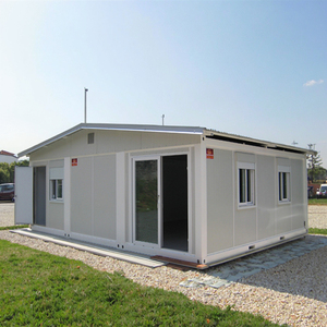 Casas Prefabricadas TOPPRE, Contenedor <span class=keywords><strong>Modular</strong></span> de 3 Dormitorios, Estructura de Acero Ligero, Contenedor de 20 pies, <span class=keywords><strong>Casa</strong></span> Contenedor de Lujo - Product Image 1