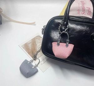 Mini Handbag Keychains Set Assorted Colors PU Leather Small Purse <b>Key</b> <b>Rings</b> Bag Charms Fashion Accessories for Women Gifts - Product Image 4