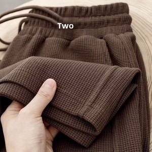<span class=keywords><strong>Pantalon</strong></span> de sport décontracté pour <span class=keywords><strong>homme</strong></span>, coupe droite ample, couleur unie, léger et respirant, nouvelle collection Printemps-Automne 2025, pour le commerce extérieur - Product Image 3
