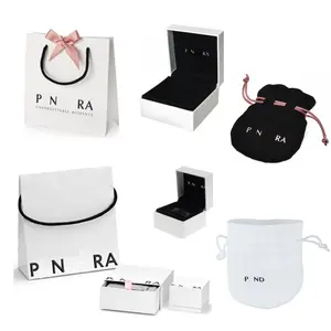 gincco jewelry packing box Pouch gift bag for pandora bracelet