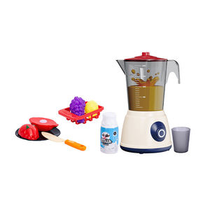 Machine à jus de simulation avec son et lumière, fruits à découper, jeu de rôle, jouet de motricité fine pour enfants, cadeau - Product Image 2