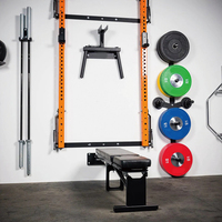 Nouveau style vente en gros vente chaude Gym usage domestique Fitness montage mural réglable pliant gym banc plat