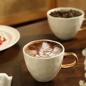 Керамическая кофейная кружка с логотипом