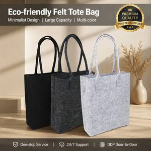Borsa Shopper in Feltro Multicolore Grande e Resistente, Personalizzabile con Logo, Ecologica e Riutilizzabile, per Ufficio e Portatile, Vendita all'Ingrosso - Product Image 1
