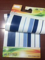 Toile en PVC imperméable à vendre, 550g, tissu en toile enduite de PVC, rouleau de bâche rayée en PVC pour auvent