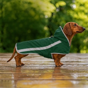 OEM ODM Dachshund Full Belly Waterproof <strong>Dog</strong> Raincoat Nylon Rain Jacket With Reflective Stripe <strong>Sausage</strong> <strong>Dog</strong> Rain <strong>Coat</strong> Wholesale - Product Image 5