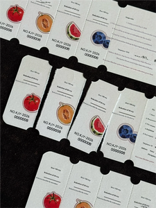 Tarjeta de <span class=keywords><strong>Descuento</strong></span> Personalizada para Huertos de Frutas, Tarjeta de Regalo Plegable con Múltiples Cupones para Promoción de Fruta Fresca - Product Image 5