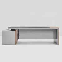 Mobilier de bureau modulaire en forme de L Design fort Mobilier Home Luxury Executive Desk