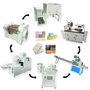 Toilet Soap Production Line Small Factory/Semi Automatic Soap Making Small Line/Guaranteed Quality Soap Making Machine