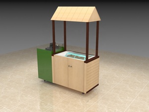 Vente <span class=keywords><strong>en</strong></span> ligne de fourgonnette alimentaire mobile Chariot à glaces Chariot à glaces Café Idée design 6 saveurs Vendeur d'aliments - Product Image 6