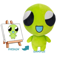 Mini peluche personnalisée avec coton PP et jouet brodé en nylon