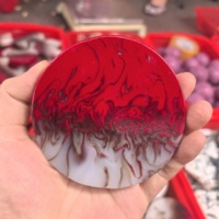 Vente en gros de cristaux de quartz en forme de cœur, de croissant de lune et de pentagramme en agate sang de poulet pour la décoration intérieure