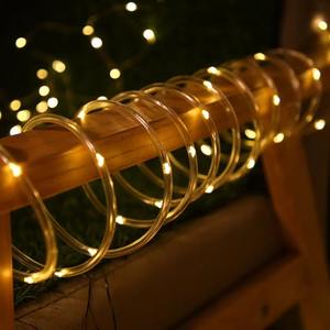 Venta al por mayor de fábrica <span class=keywords><strong>LED</strong></span> USB o luces de cuerda <span class=keywords><strong>solar</strong></span> <span class=keywords><strong>manguera</strong></span> de PVC luces de Navidad decoración de jardín al aire libre luces de hadas con energía <span class=keywords><strong>solar</strong></span> - Product Image 4