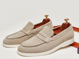 Comfy Moccasins Men's Slip on Loafers Preppy Lightweight Breathable Comfort Outdoor <b>Flats</b> Non Slip Driving Casual Walking Shoes - Product Image 1