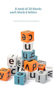 ของเล่นไม้มอนเตสซอรี่สำหรับฝึกสะกดคำ<span class=keywords><strong>ภาษา</strong></span>อังกฤษ ของเล่นเสริมพัฒนาการทางประสาทสัมผัสสำหรับเด็กออทิสติก ของเล่นเสริมการเรียนรู้สำหรับเด็กชายและเด็กหญิง - Product Image 2