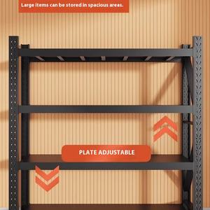 Étagères de stockage en acier robustes pour entrepôt, étagères métalliques pour sous-sol, unités d'étagères de rangement pour garage - Product Image 4