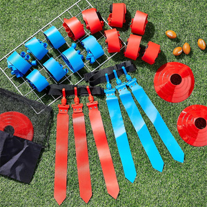 Cinture <span class=keywords><strong>per</strong></span> Flag Football, Attrezzatura <span class=keywords><strong>per</strong></span> Allenamento di Squadra, <span class=keywords><strong>per</strong></span> Esercizio, Gioco, Partite, Scuola, Adulti, Bambini, Sport - Product Image 5
