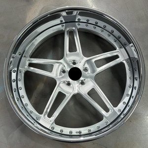 Cerchi Forgiati in 2 o 3 Pezzi da 18 19 20 22 24 26 Pollici in Alluminio 6061-T6 per Bentley Bentayga, Maybach, Rolls-Royce, BENZ, BMW X7, AUDI Cinque - Product Image 3