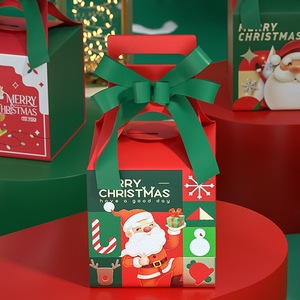 Trineo Paseo Cajas de dulces Cartulina blanca Diseño de renos Embalaje de regalo de Navidad Pedido al por mayor - Product Image 5