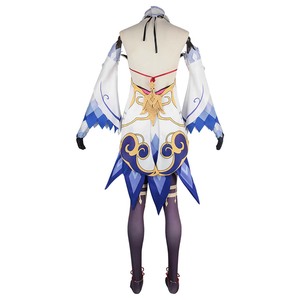 Disfraz de <span class=keywords><strong>Cosplay</strong></span> de <span class=keywords><strong>Ganyu</strong></span> de Genshin Impact para Fiesta de Halloween, Conjunto Completo GAHC-003 - Product Image 2