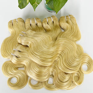 Extensions de cheveux humains ondulés Premium 613 pour la coloration, le coiffage et les commandes personnalisées - Product Image 3