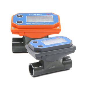 DIJIANG BT01 Digital <b>Water</b> <b>Flow</b> <b>Meter</b> Plastic ZJPVC-DN15 LCD Display Totalizer Counter for 5-100L/min Drone Sprayer - Product Image 1