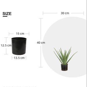 Planta de <span class=keywords><strong>Aloe</strong></span> <span class=keywords><strong>Vera</strong></span> falsa de 40cm, planta de <span class=keywords><strong>Agave</strong></span> Artificial, plantas de interior para el hogar, maceta para interior, mesa, decoración de jardín - Product Image 6