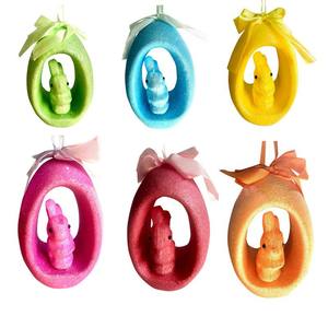 Œufs de Pâques en plastique de haute qualité et moins chers, assortiment créatif d'œufs de Pâques en plastique pour la chasse aux œufs de Pâques/œuf surprise/chasse aux œufs de Pâques - Product Image 1