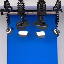 Pantógrafo ligero de aleación de aluminio de 2 m para sistema de rieles de techo de estudio, accesorios de flash para fotografía y video, estudio de foto y video - Product Image 4
