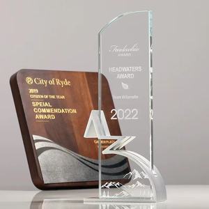 Creativo trofeo di cristallo a cinque punte produzione personalizzata di eccezionali campioni dello staff, secondi classificati e terzi classificati, formica - Product Image 4