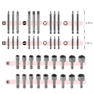 Jeu de tournevis professionnel Podofo Ultimate de 208 pièces, embouts hexagonaux de 1/4 pouce, embouts de sécurité en acier allié, outils de réparation automobile - Product Image 4