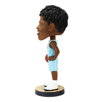 Statuetta Personalizzata Cantante Rock Modello in Resina Bobble Head Fatta a Mano Decoupage Souvenir Decorazione da Scrivania Regalo per Bambini
