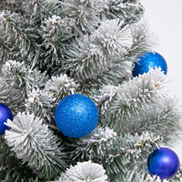 Kit d'éclairage de Noël pour arbre d'intérieur de haute qualité avec base de support, décorations de fêtes, ensemble de piquets en forme de champignons ronds et semi-circulaires