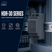 Catu Daya DIN Rail 24V 36W Catu Daya Switching Industri 85-264VAC Input AC Universal untuk Kabinet Kontrol