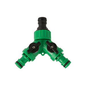 Distributeur d'eau pour machine à laver Hua Bang Shi, 1 entrée 2 sorties, avec robinet pour raccord fileté de tuyau PVC - Product Image 5
