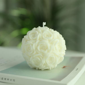 Múltiples velas <span class=keywords><strong>de</strong></span> aromaterapia <span class=keywords><strong>de</strong></span> Arte <span class=keywords><strong>de</strong></span> estilo nórdico hechas a mano líneas blancas vela creativa geométrica - Product Image 6