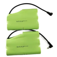 Turban — pack de batterie secondaire, rechargeable, 6V, D, 6000mAh, 7.2V 12V 24V 48V, pour éclairage solaire