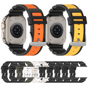 Correas Deportivas de Silicona Transpirable Personalizadas de Primera Calidad para <span class=keywords><strong>Apple</strong></span> <span class=keywords><strong>Watch</strong></span> de 44 mm, 45 mm y 49 mm - Product Image 2