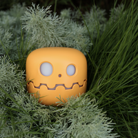 Lampe citrouille d'Halloween mignonne rechargeable à commande tactile, veilleuse fantôme de bureau pour enfants, lumière LED pour enfants, jouet pour enfants
