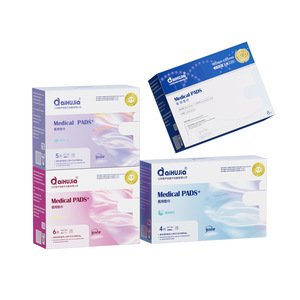 Serviettes hygiéniques jetables Aihujia sans ailettes en tissu non tissé pour usage diurne 180mmx60mm, emballage en boîte - Product Image 1