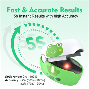 เครื่องวัด<span class=keywords><strong>ออกซิเจน</strong></span>ในเลือดสำหรับเด็ก BERRY รุ่น Comfortable พร้อมหน้าจอ OLED ชาร์จผ่าน USB ได้ ได้รับการรับรองมาตรฐาน CE ตรวจสอบความอิ่มตัวของออกซิเจนในเลือด (35%-100%) - Product Image 3