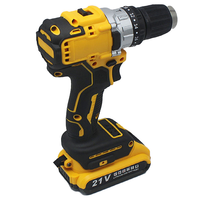 Perceuse-visseuse électrique sans fil multifonction DW 10 mm jaune au lithium rechargeable, visseuse électrique domestique 3-en-1 avec batterie