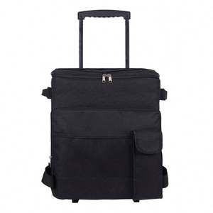 Glacière isotherme réutilisable grande capacité avec poignée télescopique, étanche, pour activités de plein air, pique-niques et livraison de repas - Product Image 2